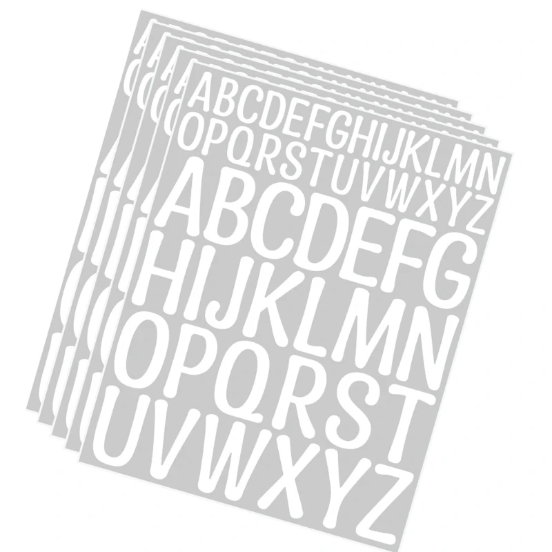 96ge 5 листов наклейка с алфавитами - Фотография_4