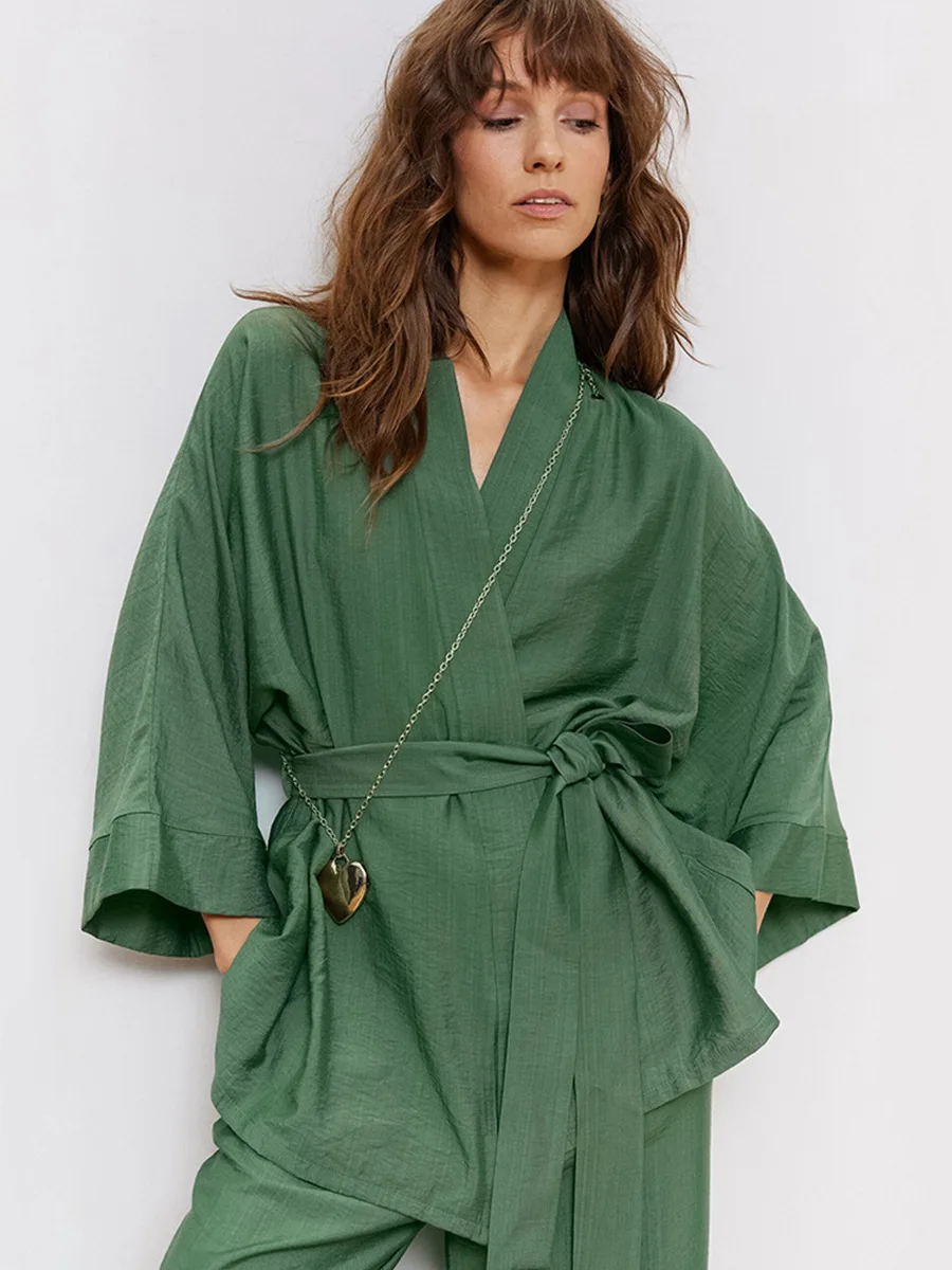 Mozuleva женский пижамный комплект с длинными рукавами - Фотография_6