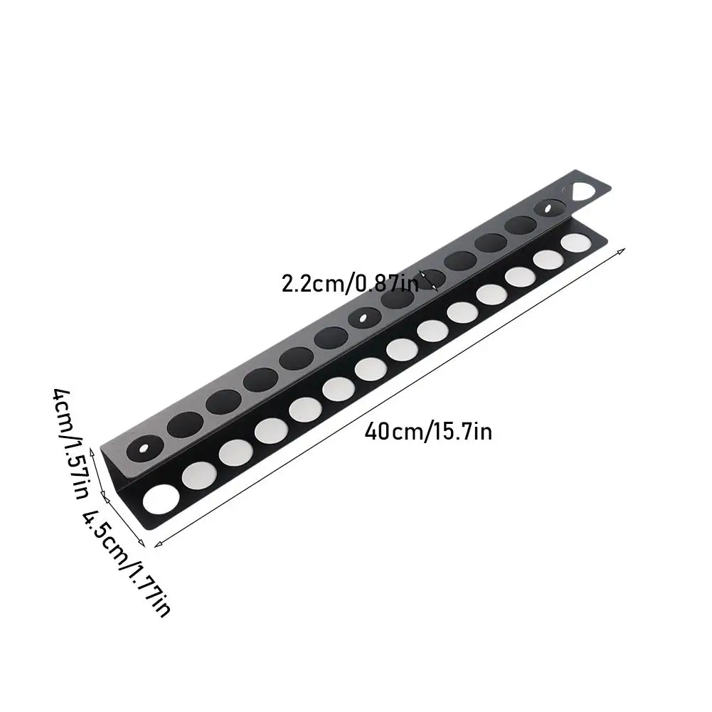 Настенная полка для хранения аппаратных инструментов с 14 отверстиями - Фотография_6