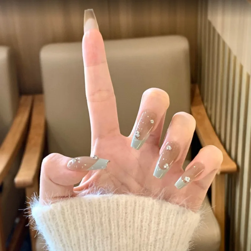 Носимые ногти ручной работы с набором инструментов - Фотография_4