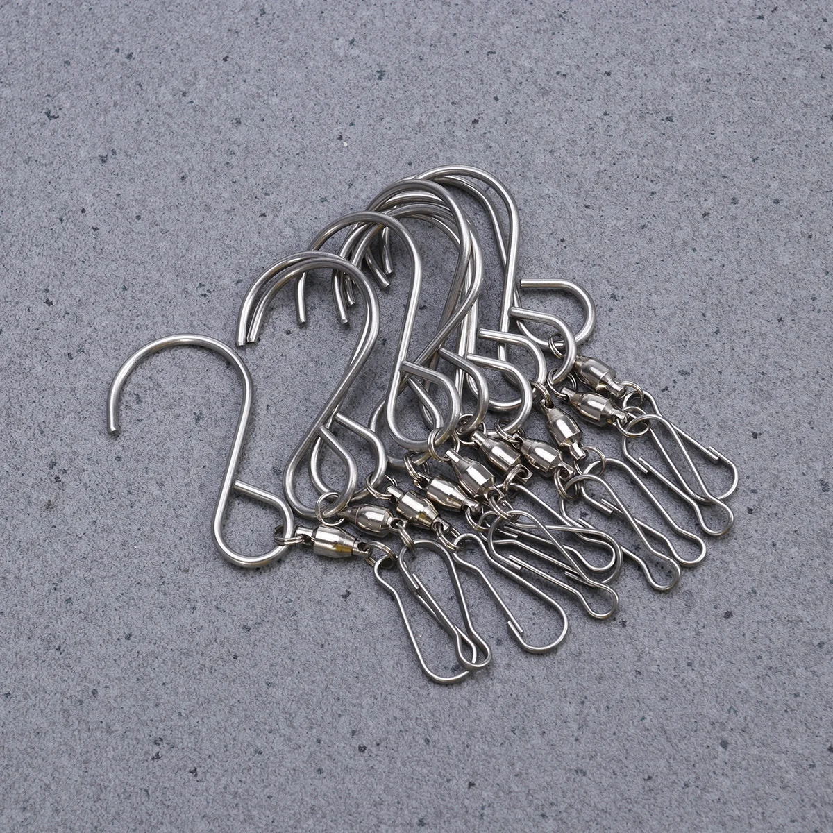 Поворотные s подвесные крючки серебряные - Фотография_2