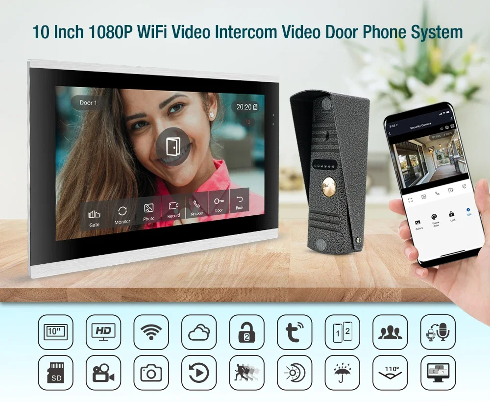 Видеодомофон hayway с wi-fi и камерой 1080p - Фотография_3
