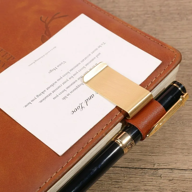 Кожаный держатель для ручек из нержавеющей стали - Фотография_2