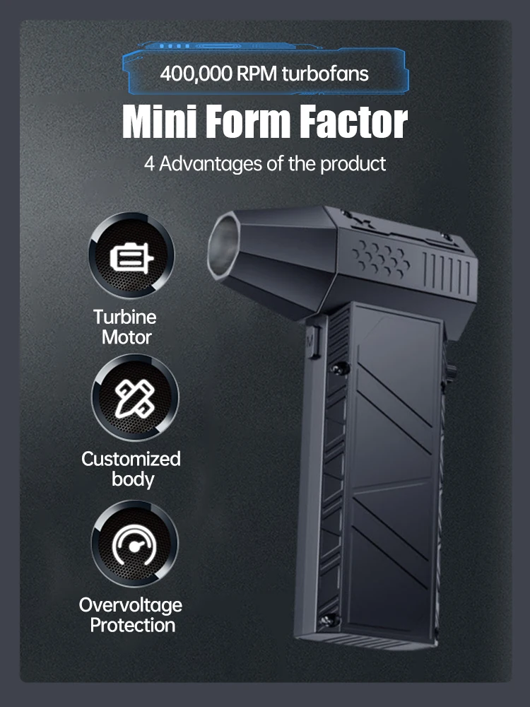 X6 pro турбореактивный вентилятор 400000   бесщеточный вентилятор rpm - Фотография_6