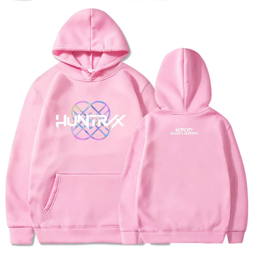 Толстовка с логотипом kpop demon hunters huntrix - Фотография_5