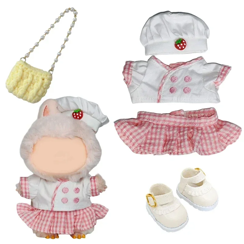 17 см labubu одежда для шеф-повара - Фотография_3