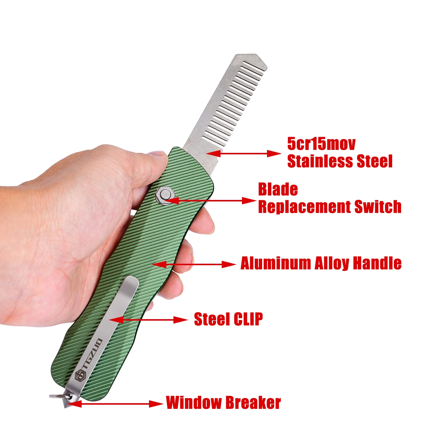 Расческа из алюминиевого сплава - Фотография_2