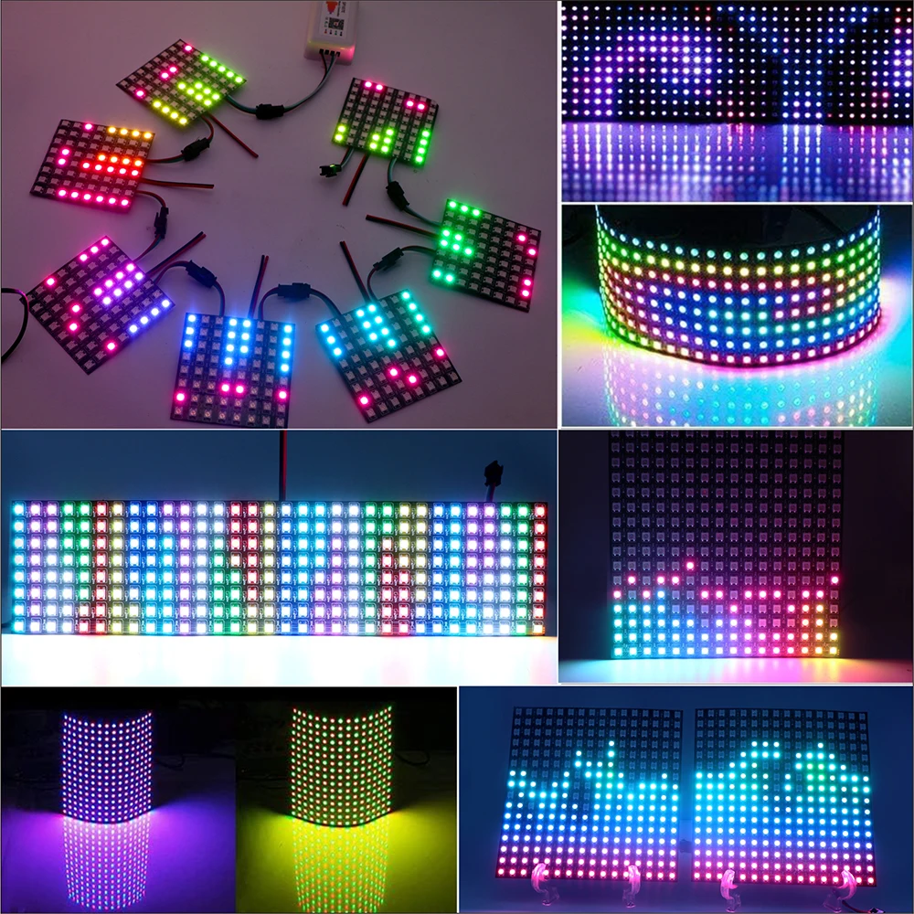 Ws2812b smd5050 rgb панель светодиодный - Фотография_5
