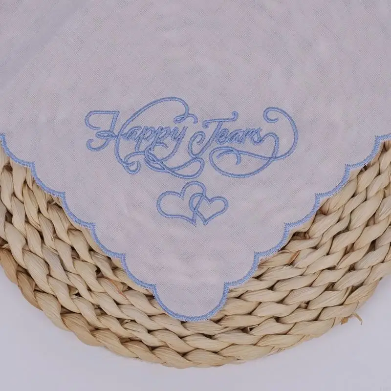 K3kf вышитый happy tears cotton - Фотография_3