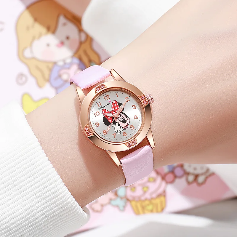 Модные детские часы с микки маусом и бриллиантами для детей - Фотография_2