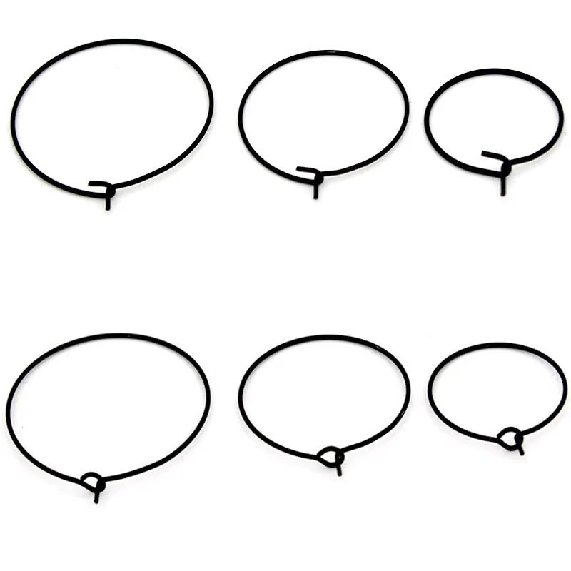 20/25/30 мм серьги-кольца из нержавеющей стали