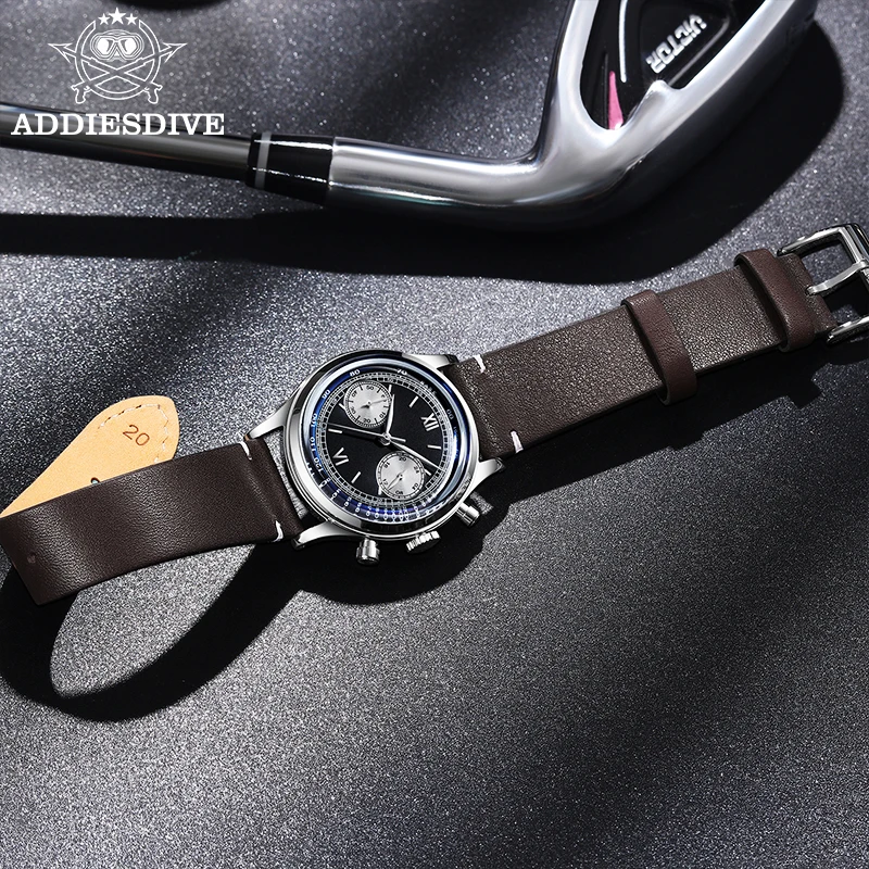 Addiesdive 38 мм хронограф мужские