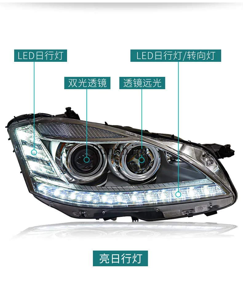 Фара в сборе s300 s350 - Фотография_4