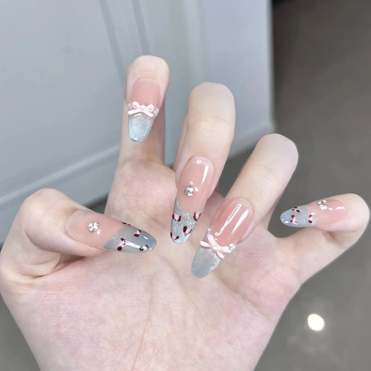 Носимые ногти ручной работы с набором инструментов - Фотография_6