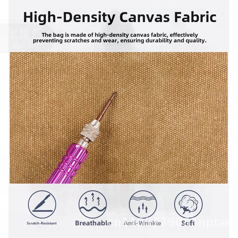 Мужская парусиновая сумка большой емкости в британском стиле ретро - Фотография_3