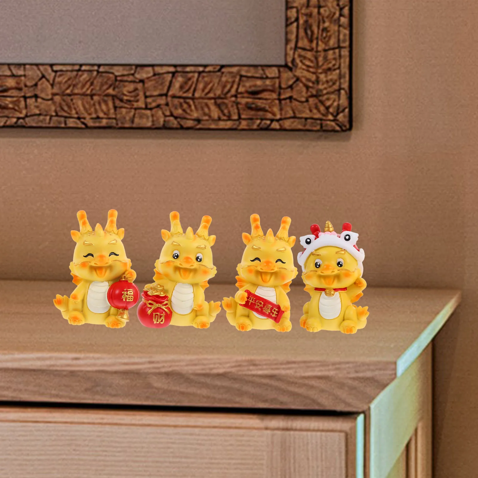 Мини-фигурки драконов из смолы - Фотография_4