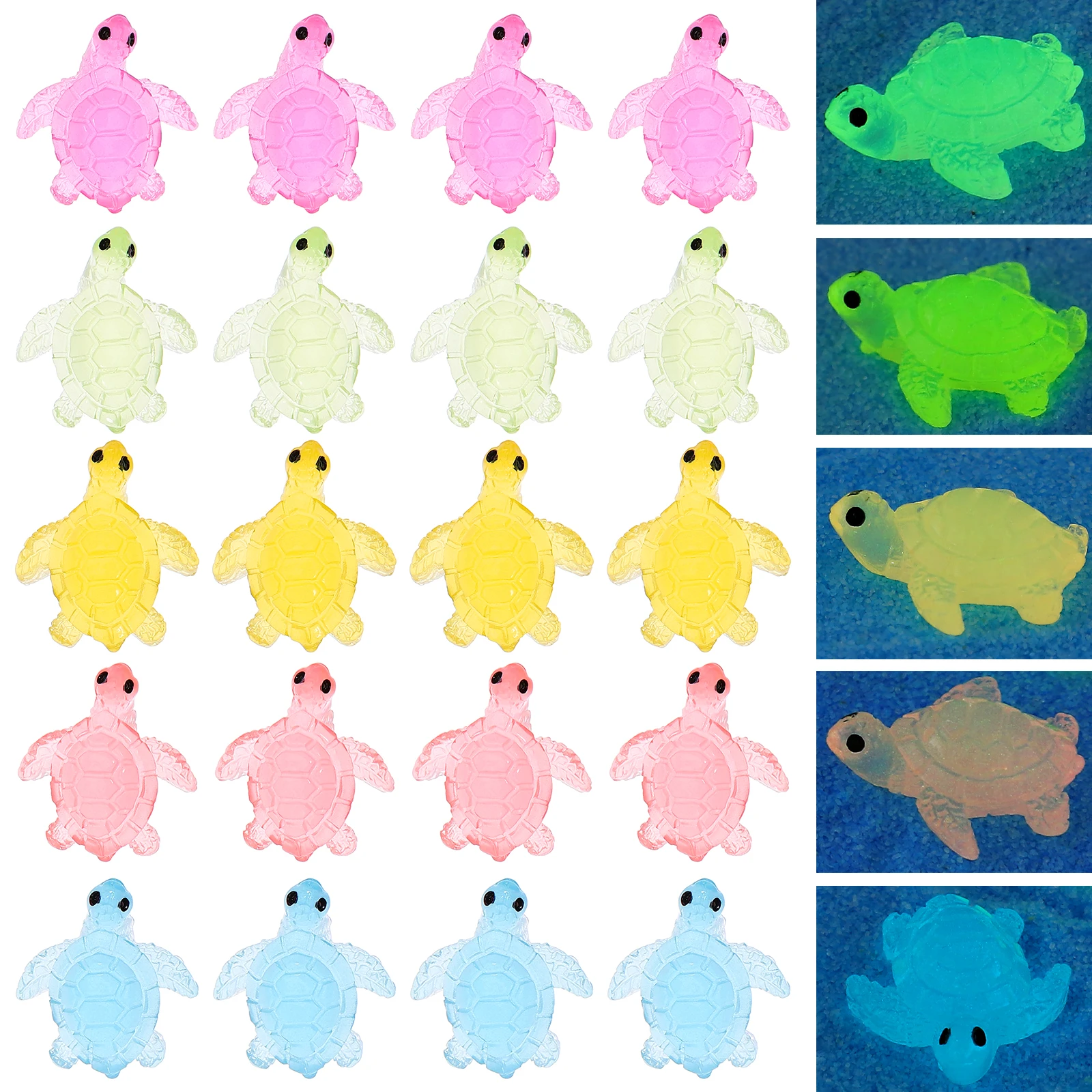 В темноте черепахи