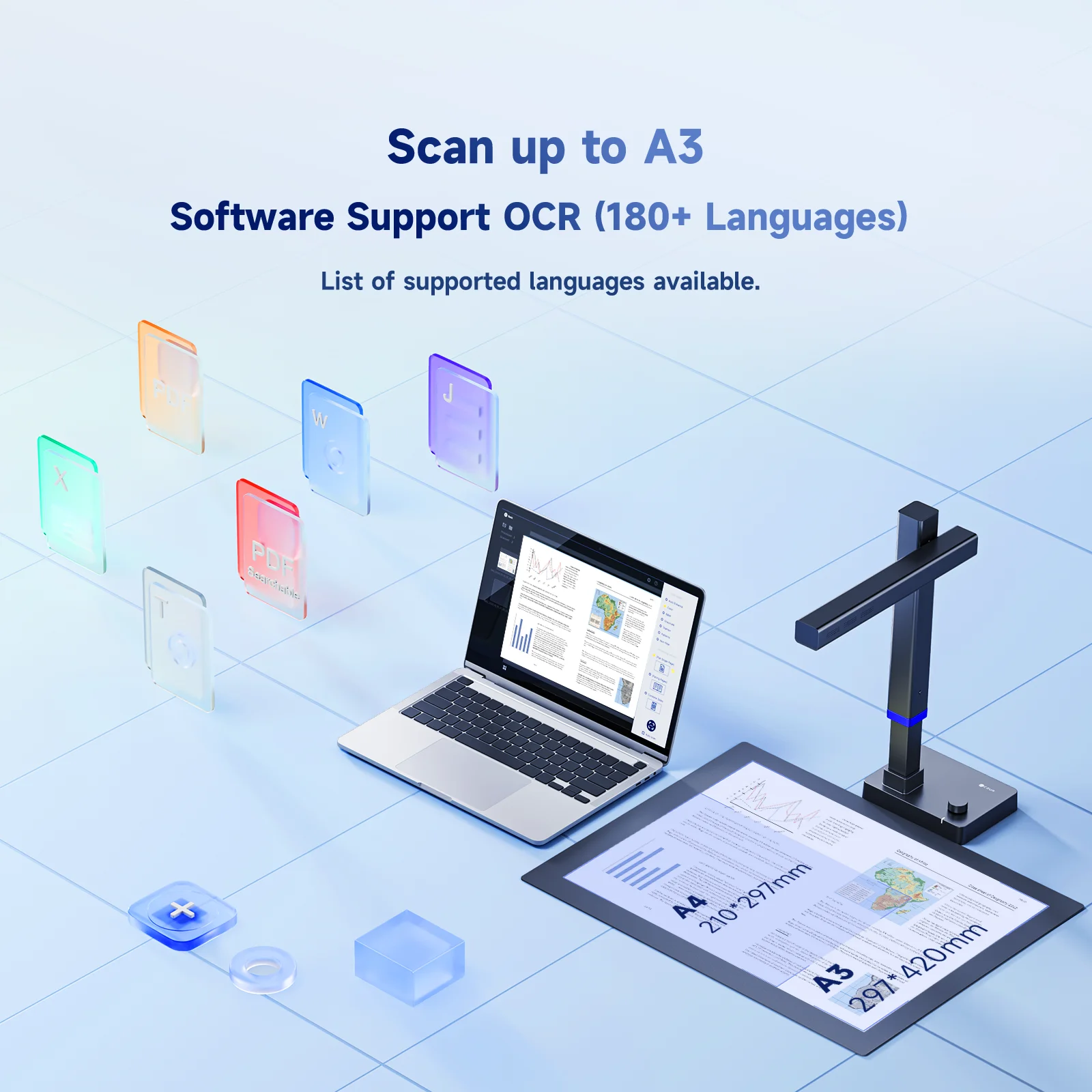 Ультрапортативный 13-мегапиксельный книжный сканер czur shine - Фотография_3