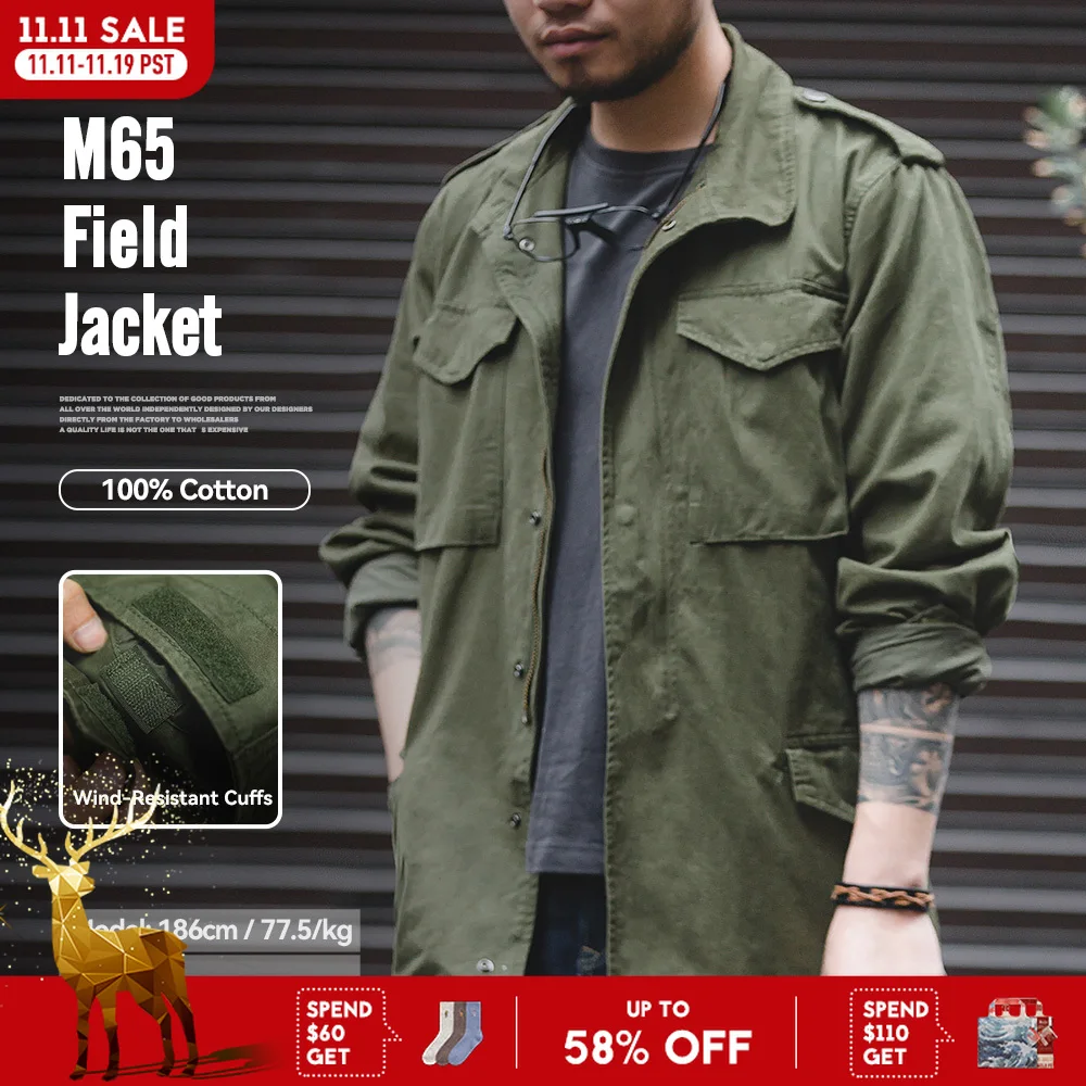 Maden ретро m65 куртки для мужчин
