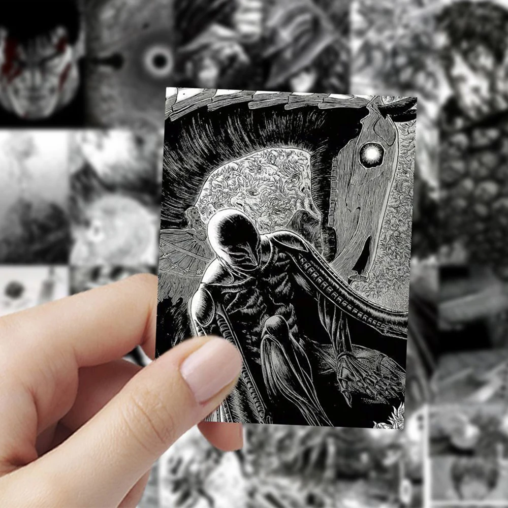 Черно-белые наклейки «берсерк» - Фотография_6