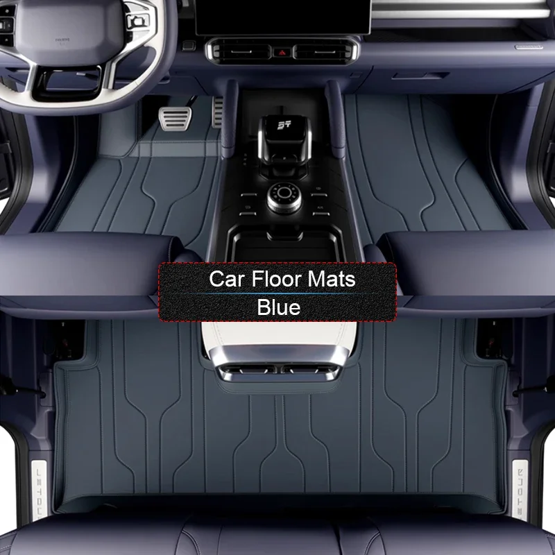 Нескользящий автомобильный коврик из кожи наппа на заказ - Фотография_5