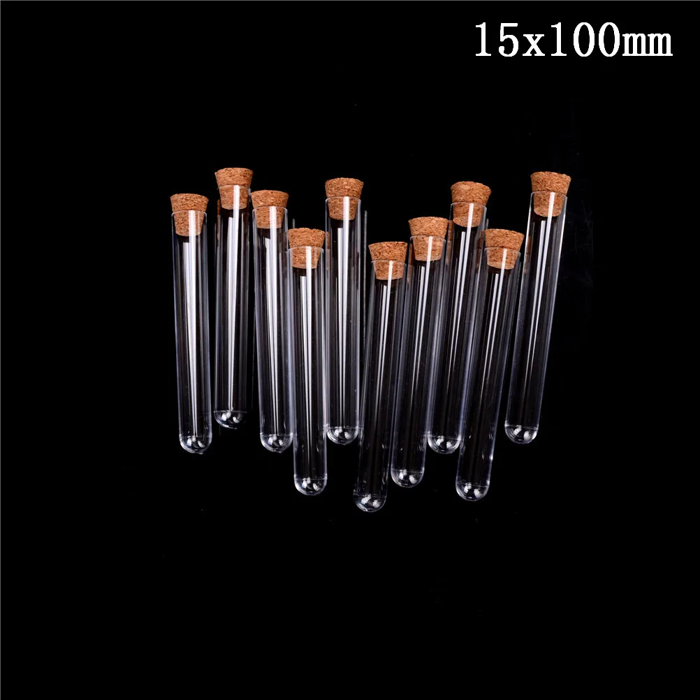 15x100 мм пластиковая пробирка с пробкой 6-inch 20ml clear