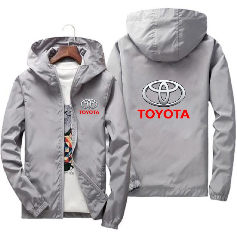 Года, модный мотоциклетный мужской весенне-осенний бейсбольный плащ toyota - Фотография_3