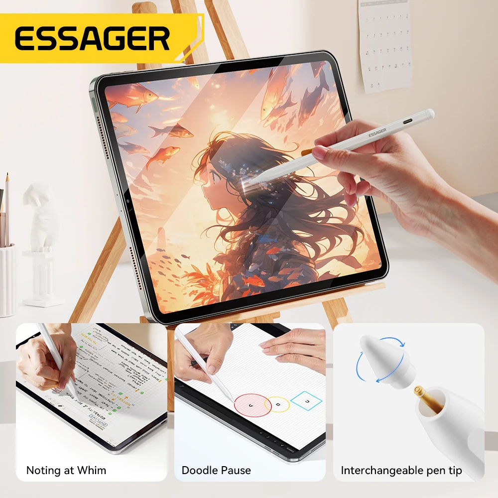Магнитный стилус essager для ipad - Фотография_6