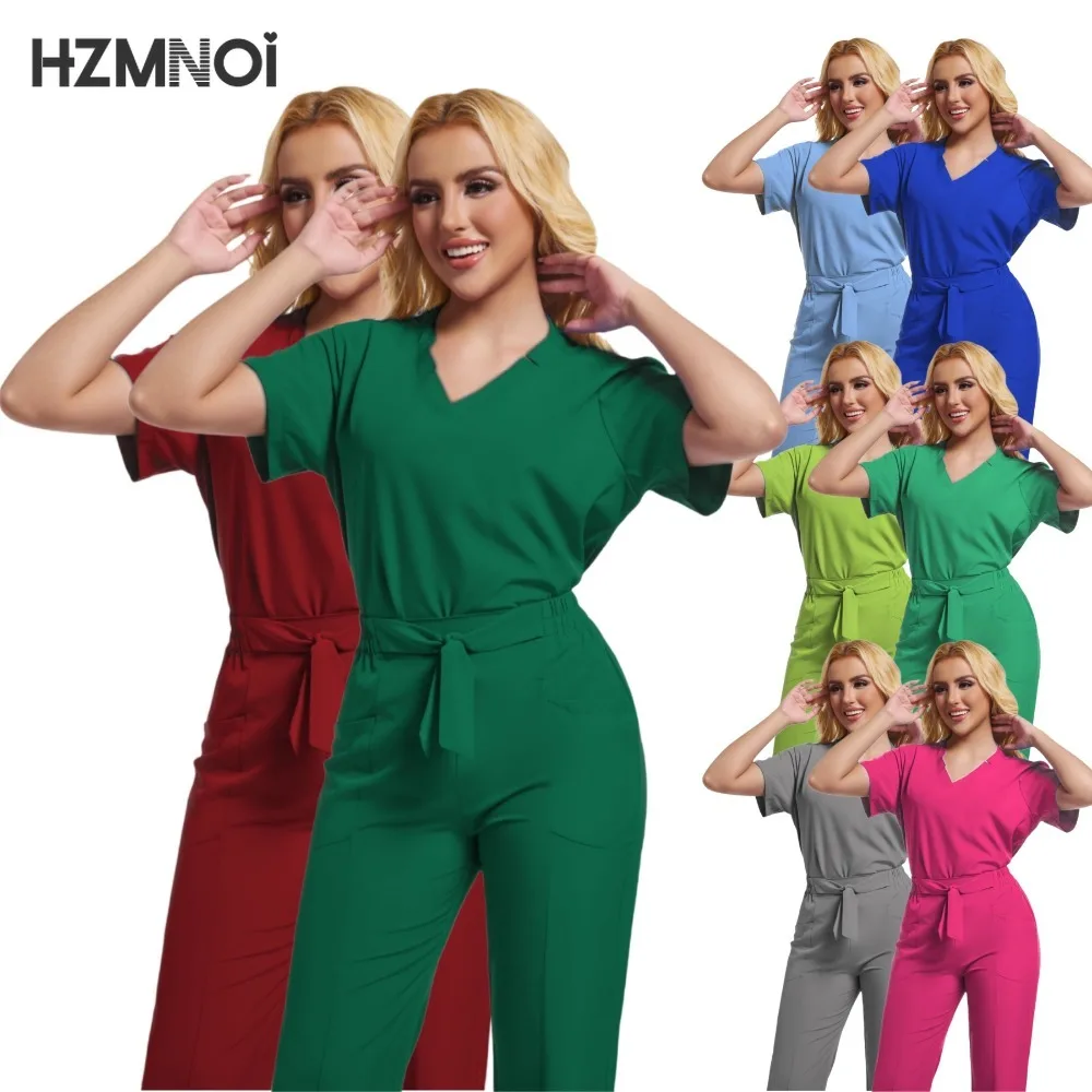 Hzmnoi medical uniforms women scrubs