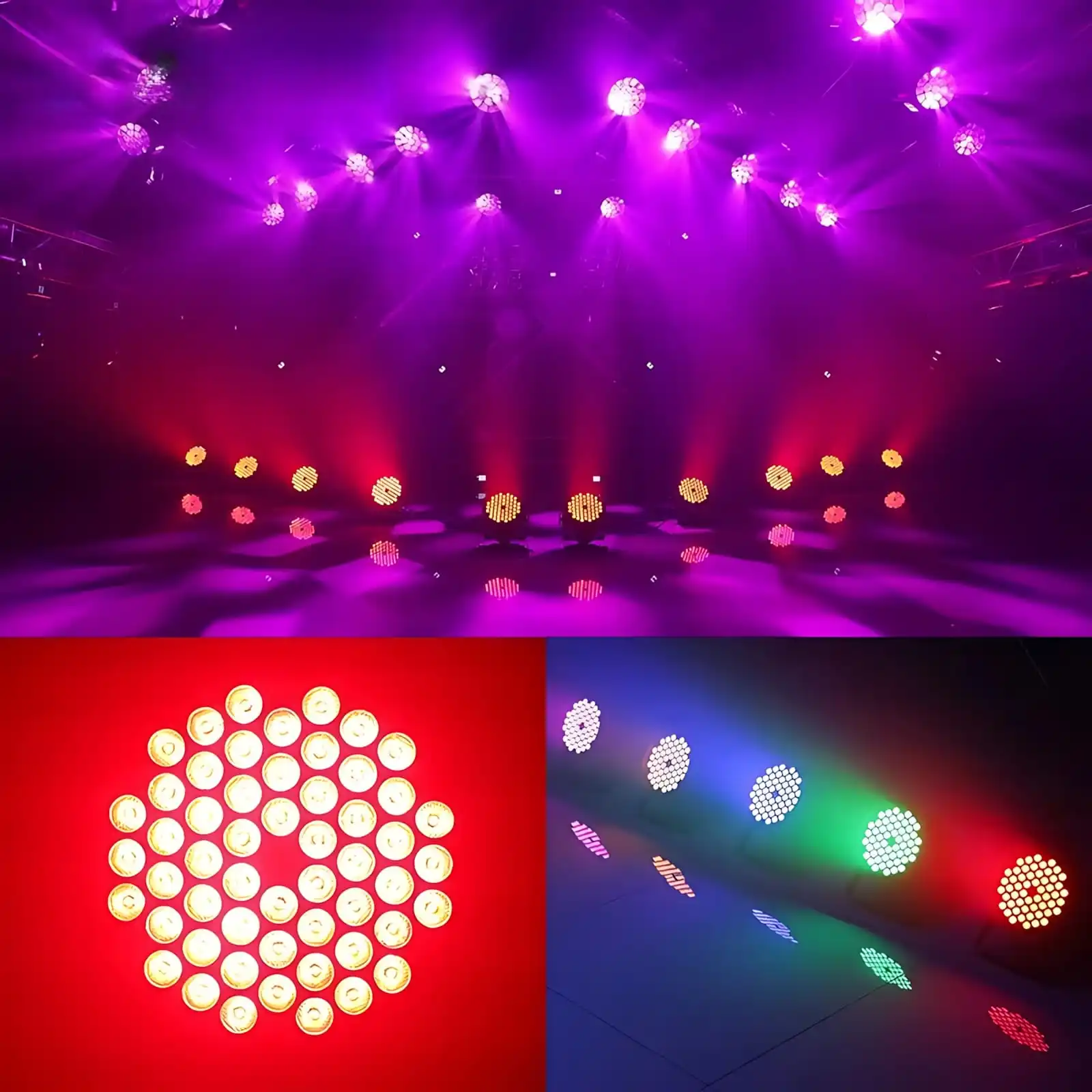 ​ ​ 54x3w rgb flat par can light - Фотография_3
