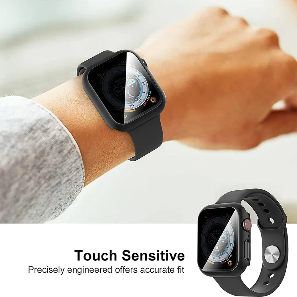 Защитное стекло + чехол для apple watch 45 мм - Фотография_4