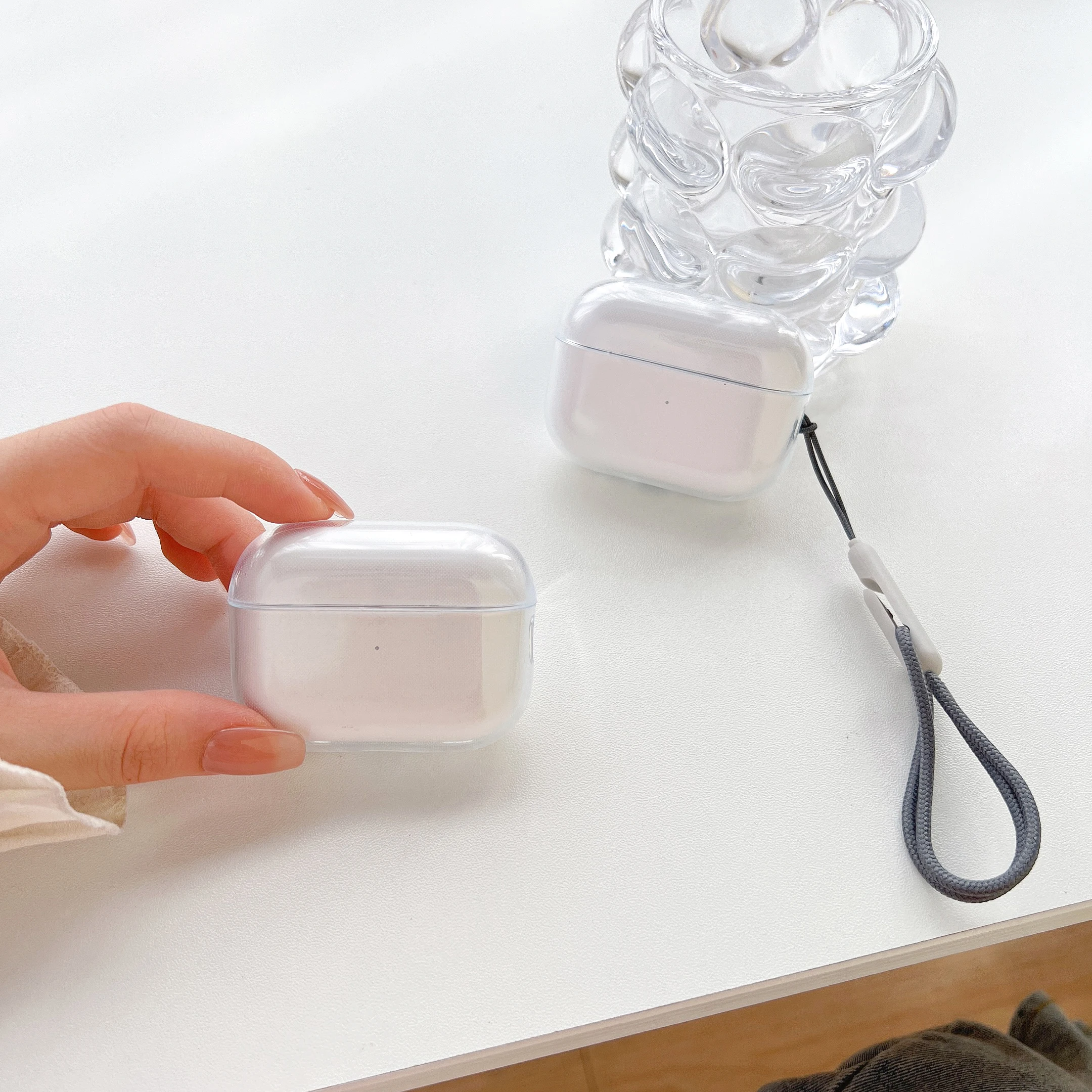 Прозрачный мягкий чехол из тпу для наушников airpods 4 3 2 1 pro pro2 - Фотография_4
