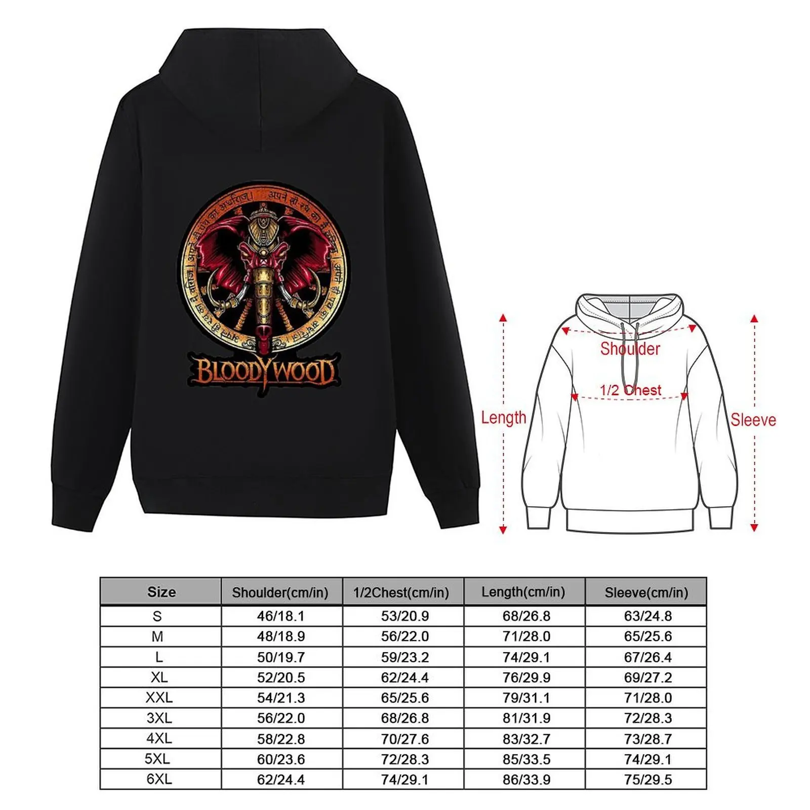 Новая толстовка с капюшоном bloodywood - Фотография_4