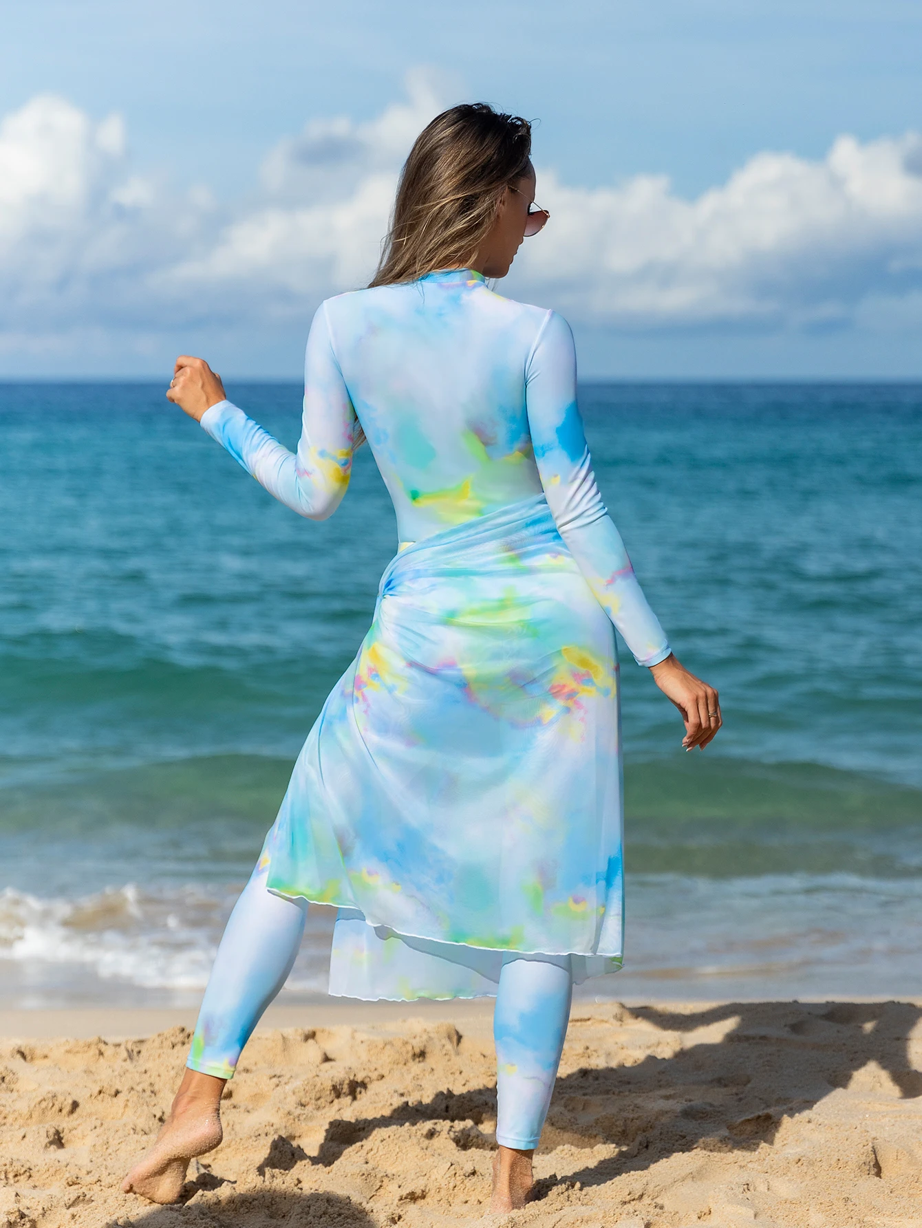 Новые купальники burkini femmes с полным покрытием - Фотография_3