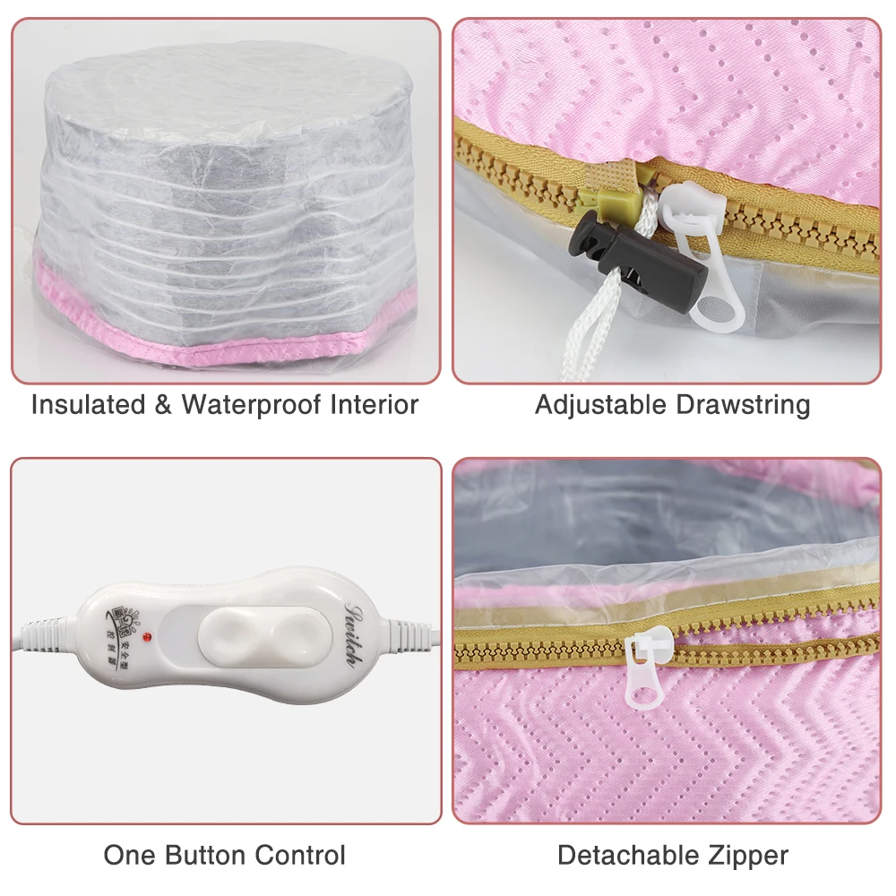 Термическая шапочка для волос с подогревом - Фотография_6