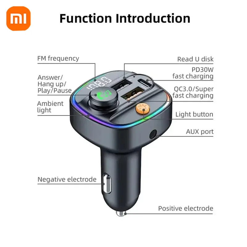 Fm-передатчик xiaomi bluetooth 5 - Фотография_6