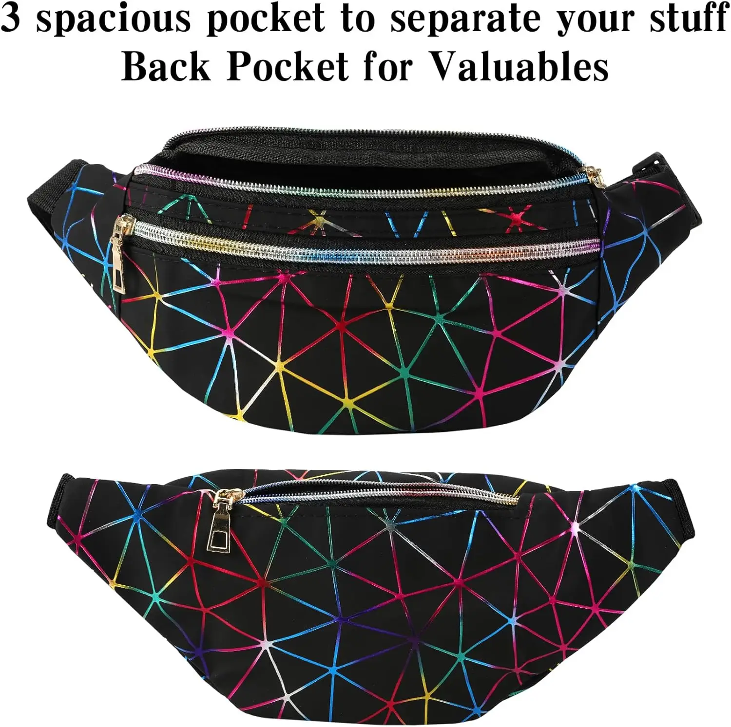 Bicfuiot черная поясная сумка для - Фотография_4