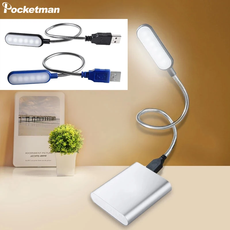 Гибкая usb светодиодная лампа для чтения