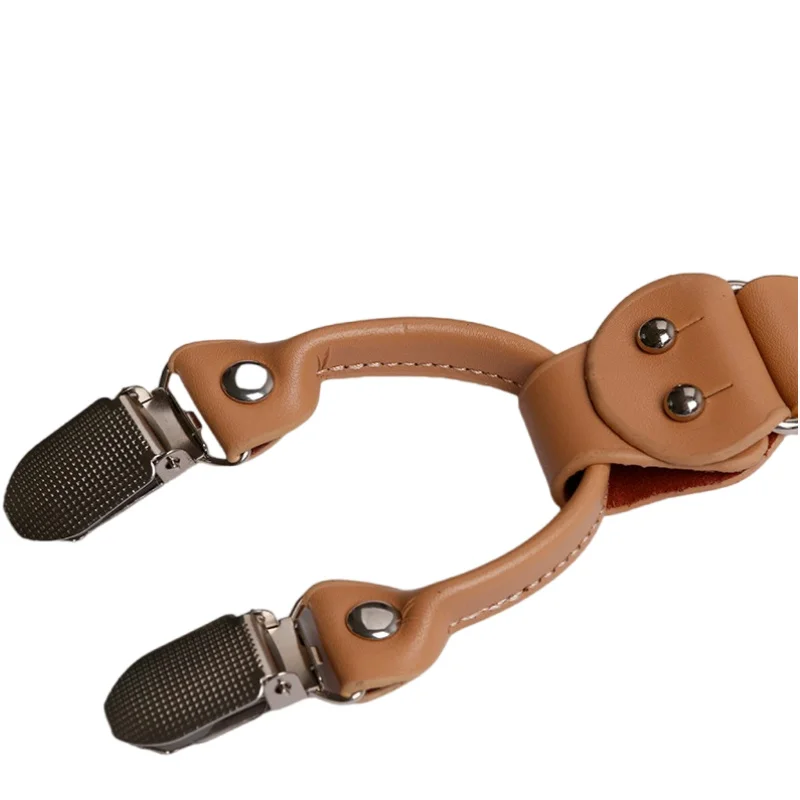 Эластичные кожаные мужские подтяжки 2 - Фотография_5