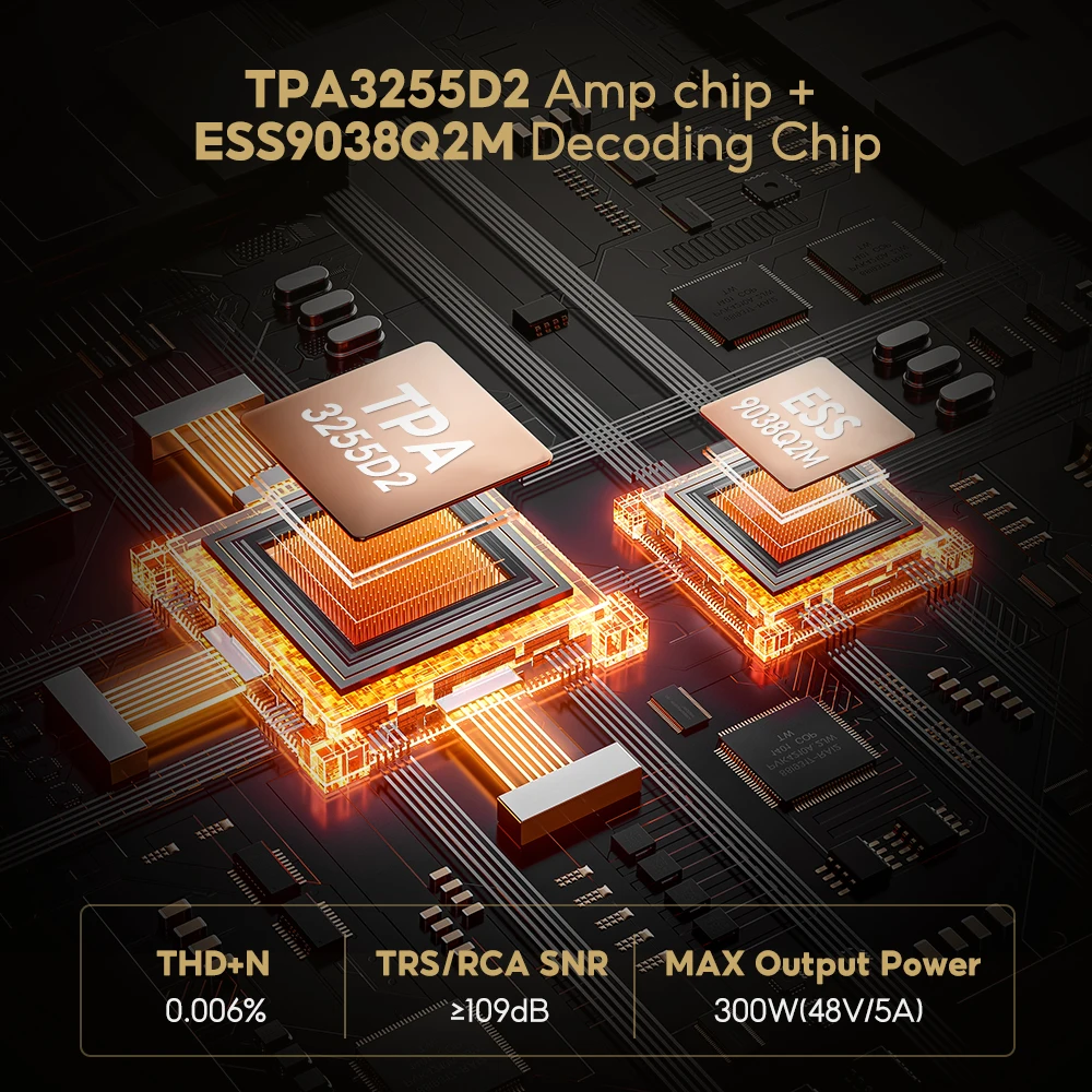 Aiyima a80 tpa3255 цап bluetooth - Фотография_5