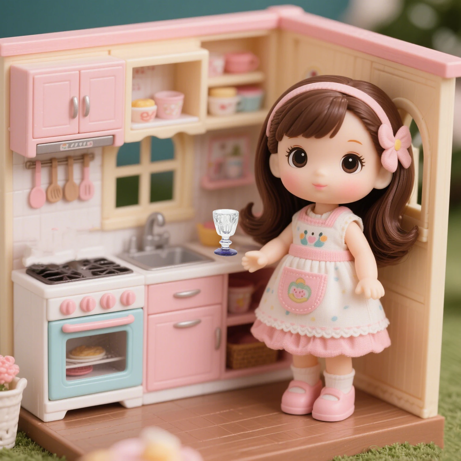 Мини-чашки для вина для кукольного домика - Фотография_4