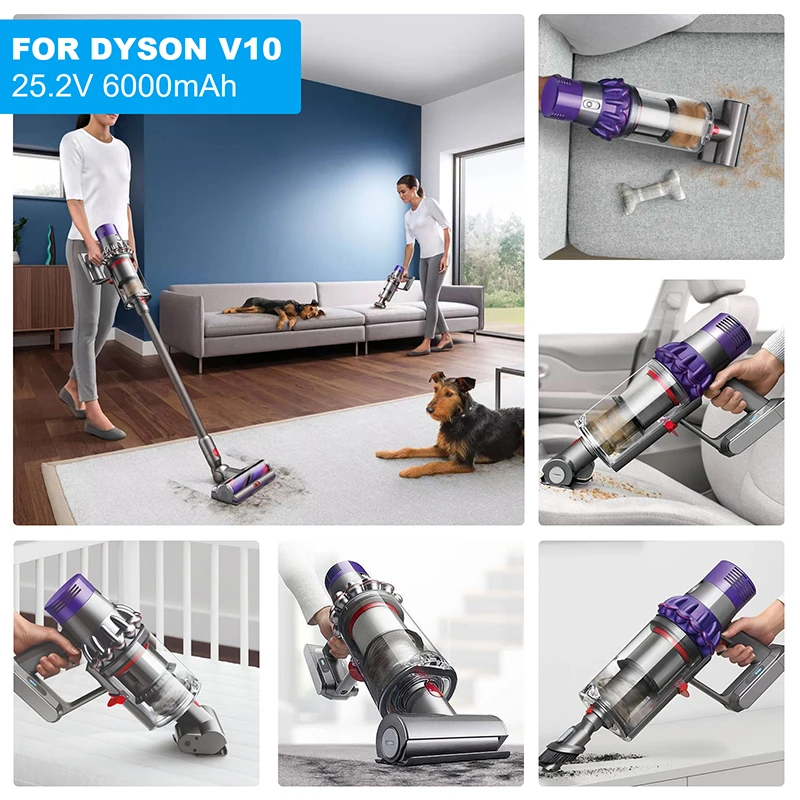6000 мач 25,2 в для dyson v10 аккумулятор - Фотография_4