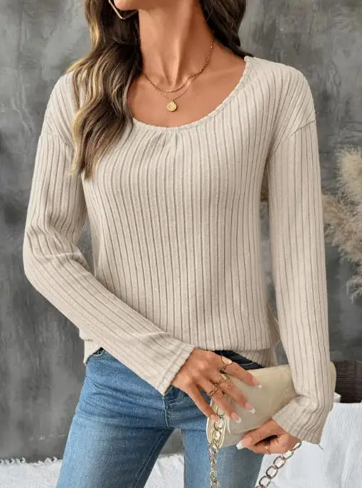 Кружевной топ с открытой спиной и длинными рукавами - Фотография_2