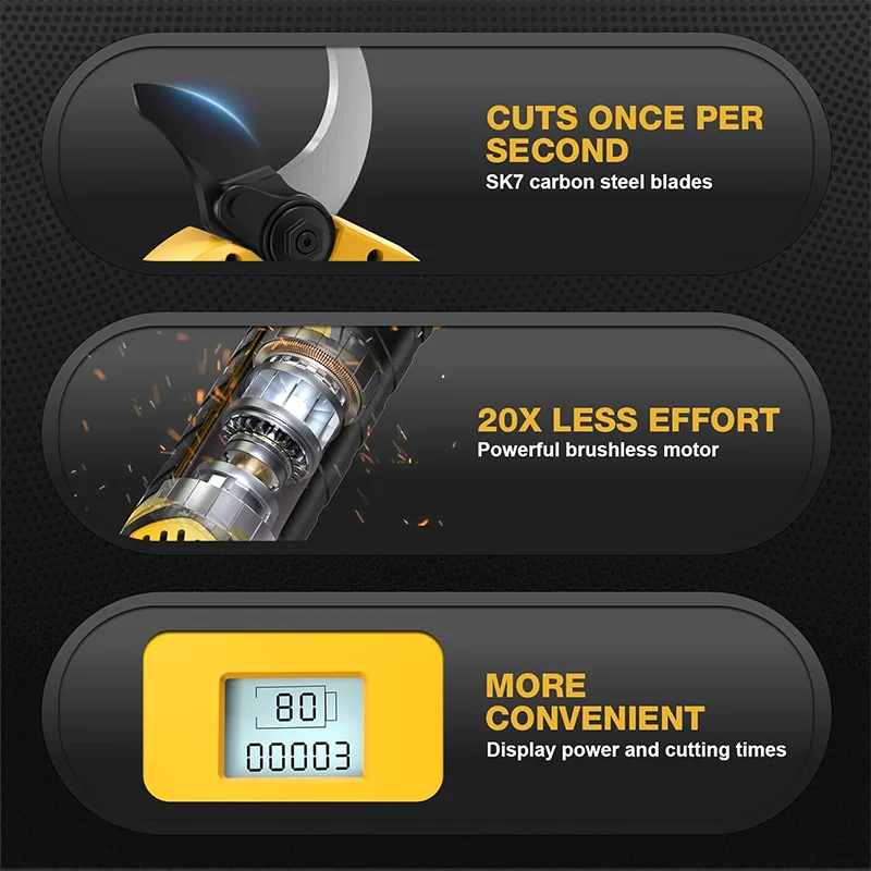 Электрические секаторы бесщеточный - Фотография_5