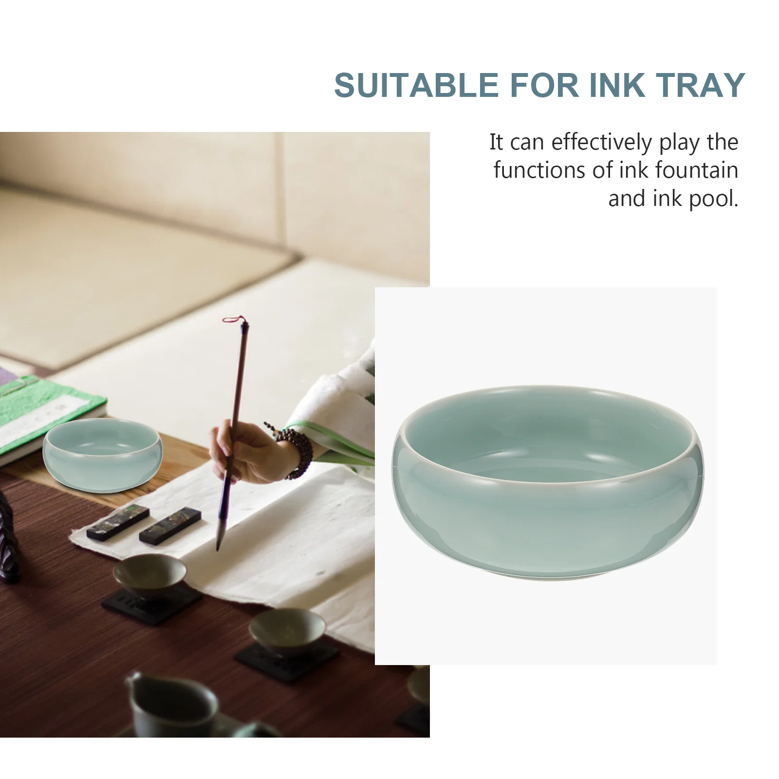 Шайба для фарфоровых кистей с чернилами - Фотография_2