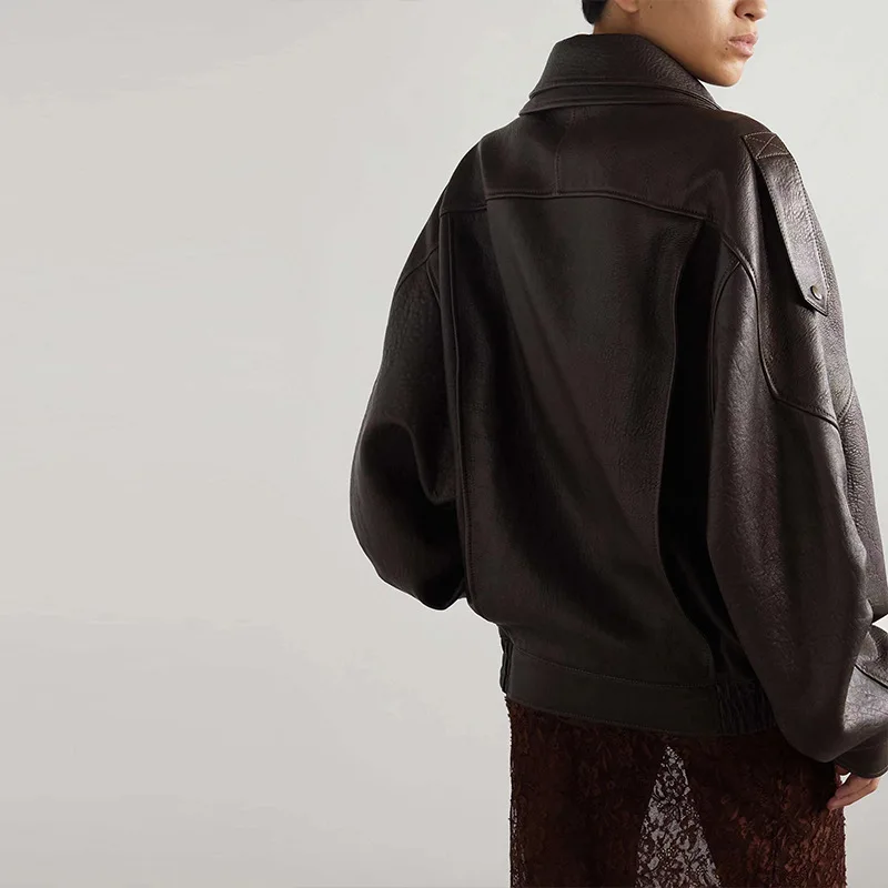 Осенне-зимняя кожаная куртка 2025 года - Фотография_3