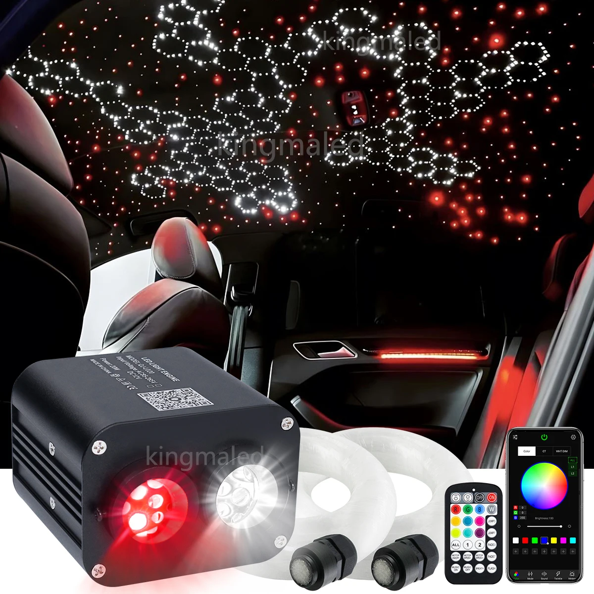 Rgbw двойная головка автомобиля