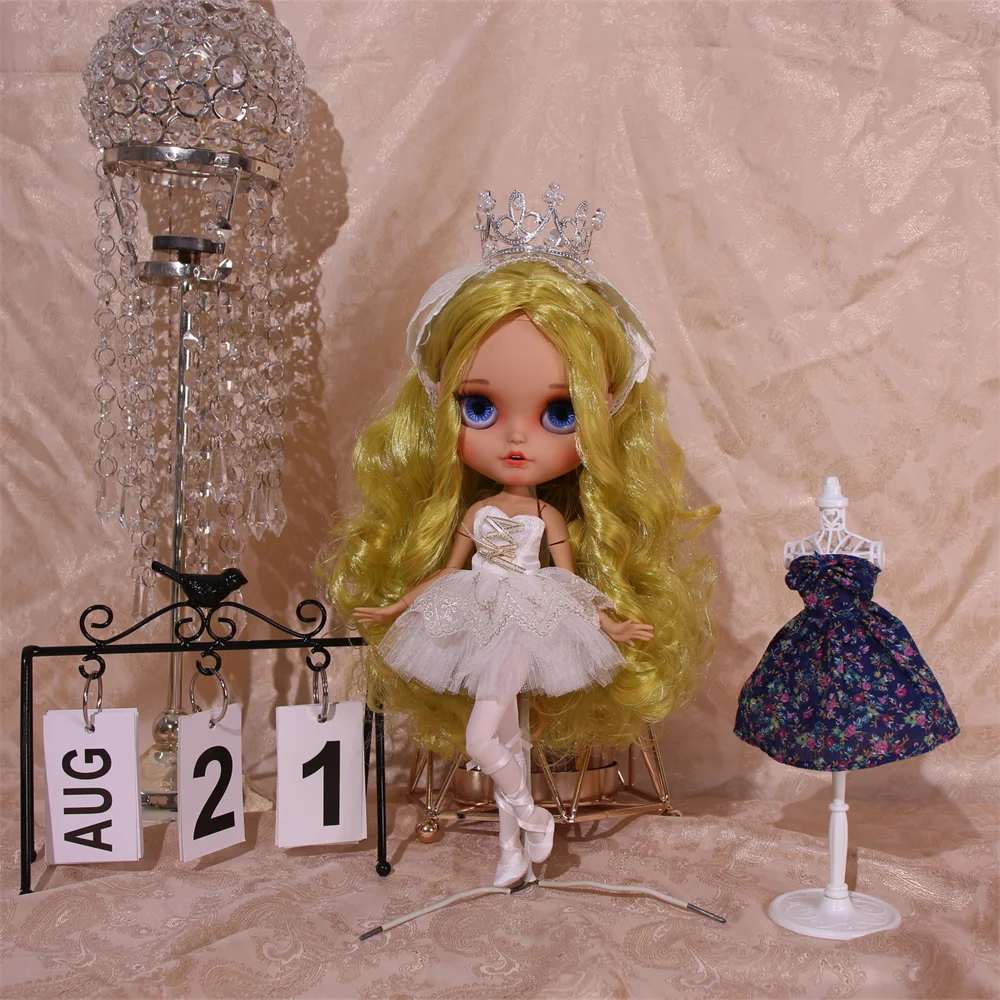 Кукла blythe шарнирная с матовым лицом - Фотография_6