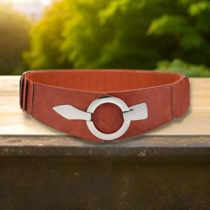 39bd женский регулируемый эластичный пояс в стиле ретро - Фотография_5