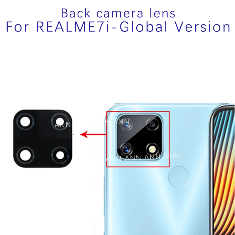 Стеклянный объектив задней камеры для oppo realme 7 7pro 7i 75g - Фотография_4